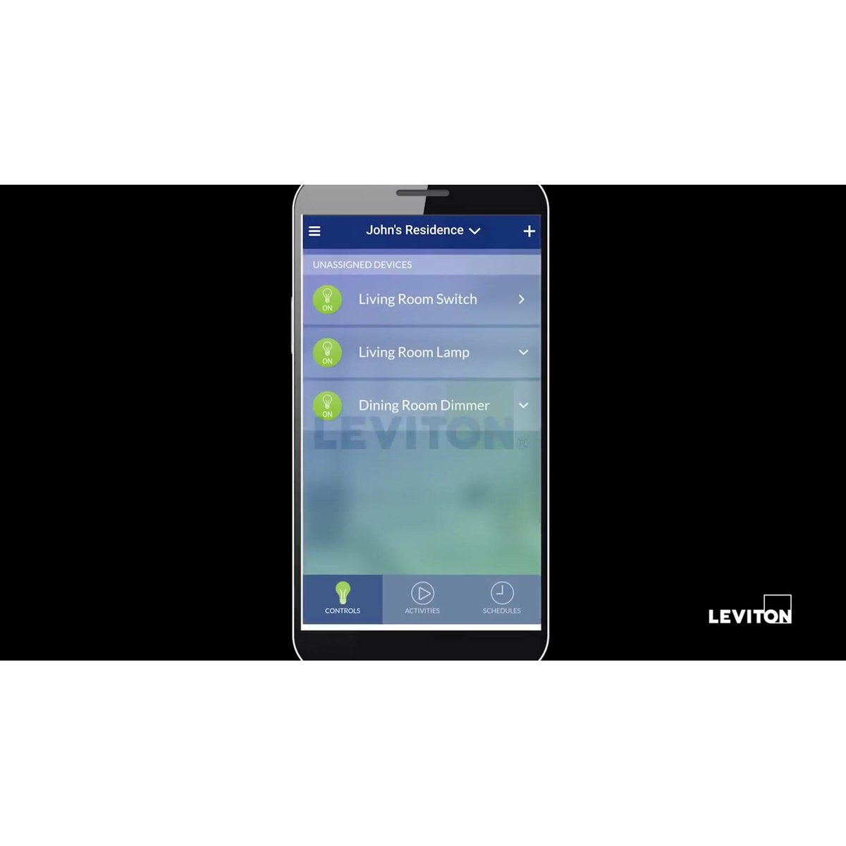 Master Leviton WiFi App for Schedules & Activities