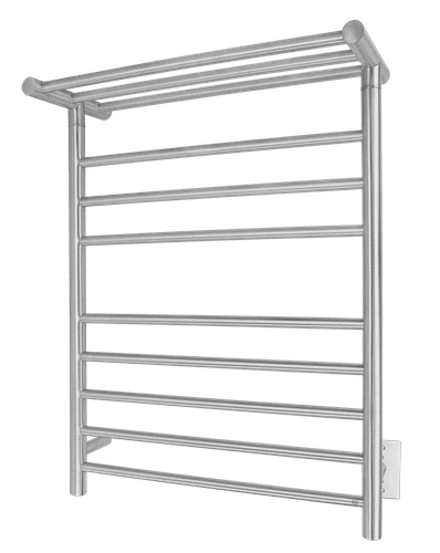 Huron brushed towel warmer - wall mounted