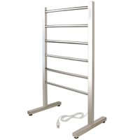 Ibiza Freestanding Towel Warmer, Polished, Plug-in, 6 Bars