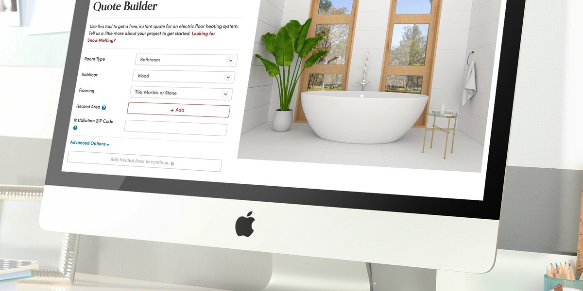 iMac Floor Heating Quote Builder