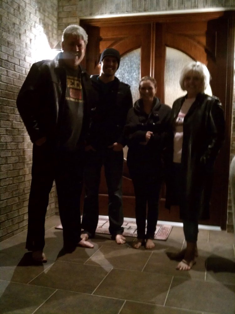 Tee Shirts for Troops show off their WarmlyYours snow melting system