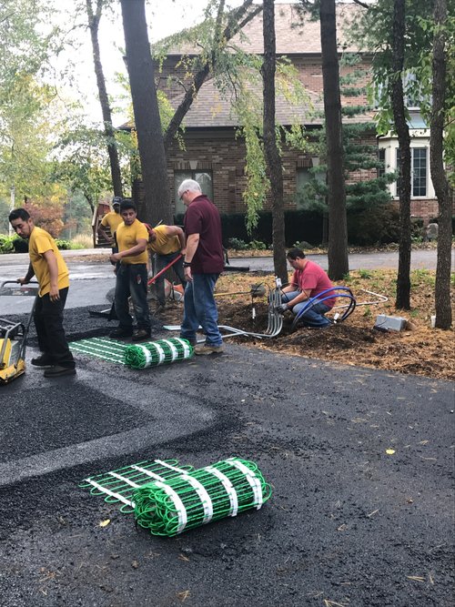 Tire track  - connecting to junction box