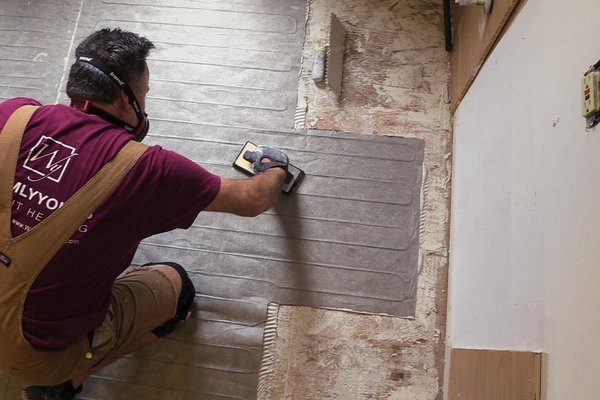 TempZone Custom Mat floor heating installation (18)