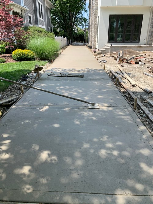 Smartinstall in Elmhurst illinois for heated driveway and walkway with snow melt system and geogrid (22)