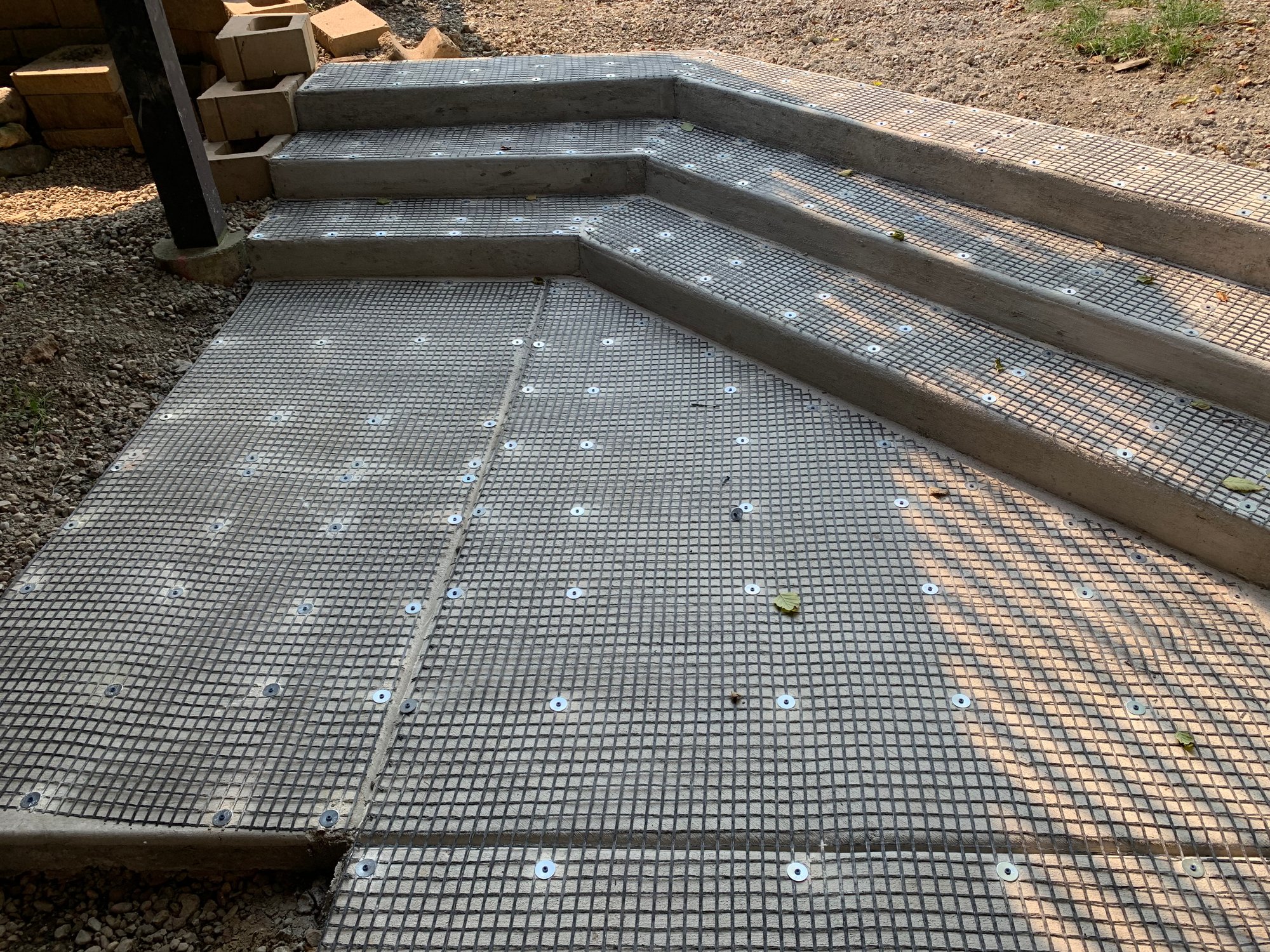 smartinstall of Walkway steps and entryway with snow melting system for outdoor tile pavers (6)