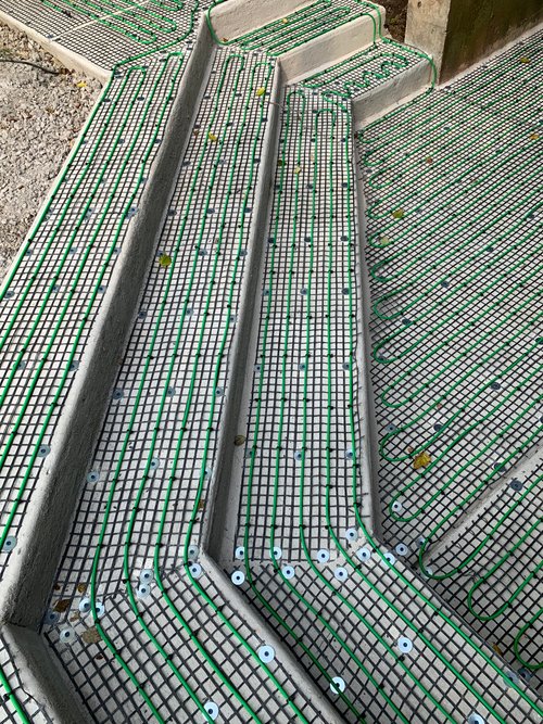 smartinstall of Walkway steps and entryway with snow melting system for outdoor tile pavers (14)