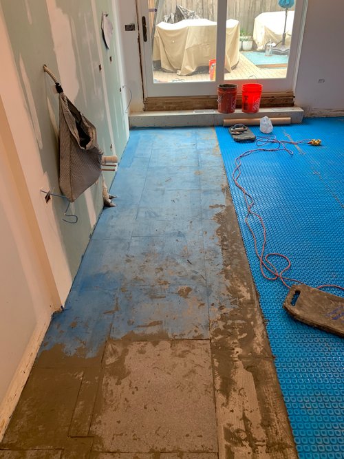 SmartInstall for Kitchen & Foyer with floor heating cable (8)