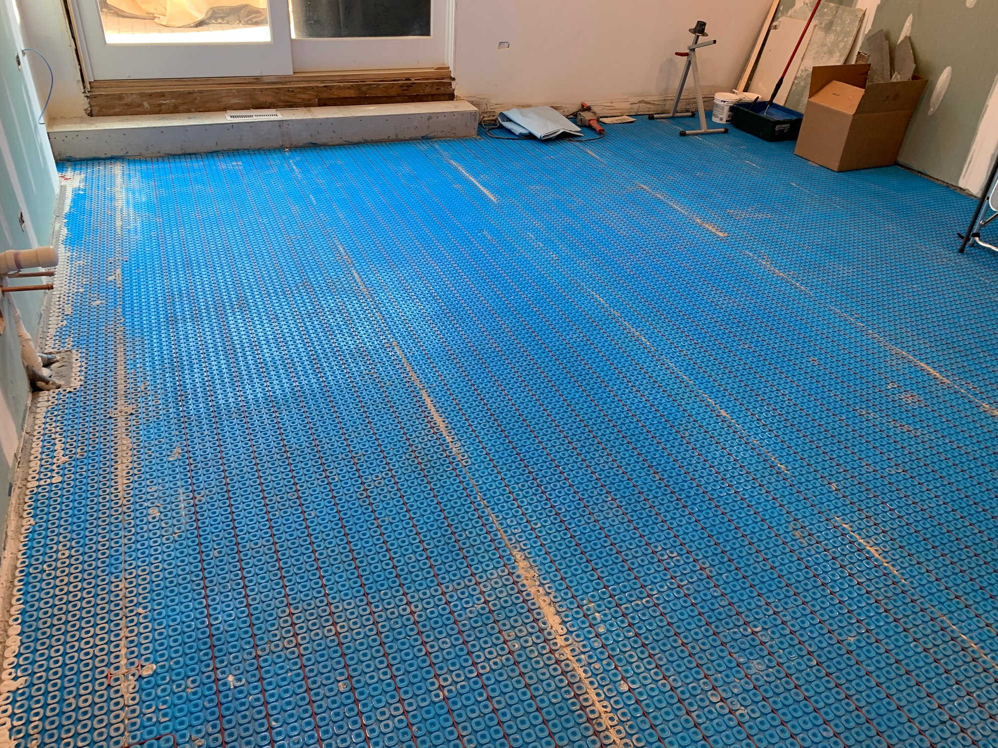 SmartInstall for Kitchen & Foyer with floor heating cable