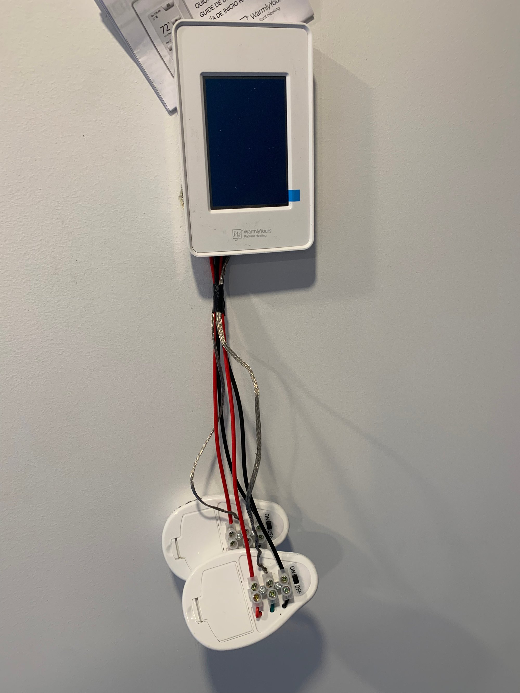 SmartInstall for Kitchen & Foyer with floor heating cable control shot