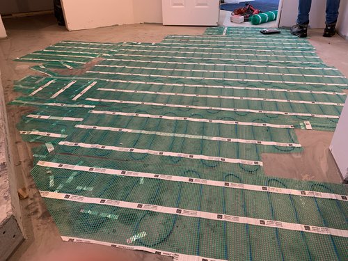 TempZone Flex Roll Floor Heating Installation for a Bathroom (5)