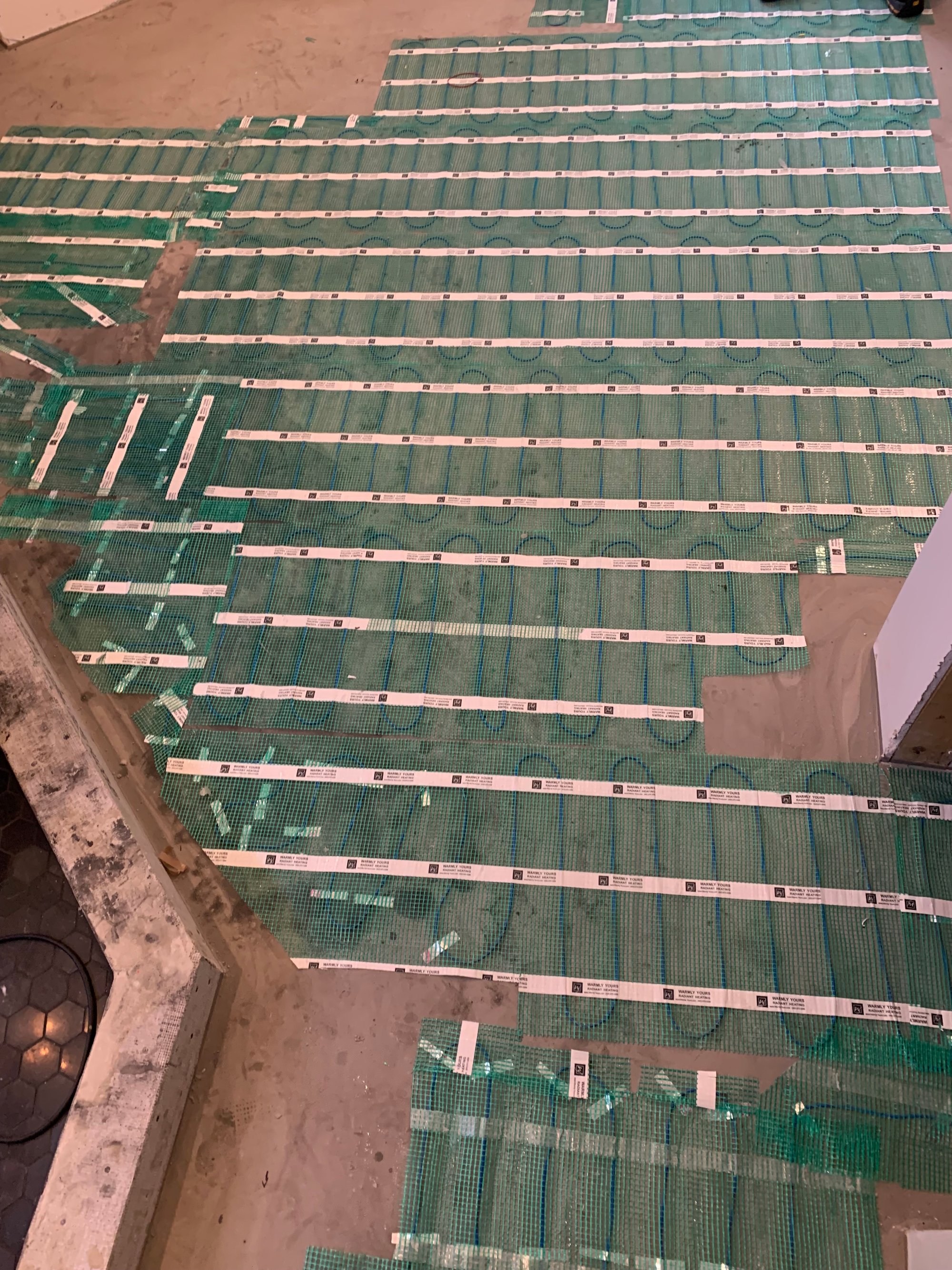 TempZone Flex Roll Floor Heating Installation for a Bathroom (6)