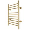 Infinity Gold Polished Towel Warmer Angle