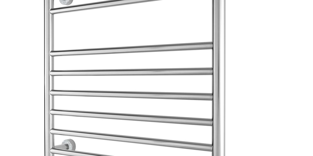 Infinity polished stainless steel towel warmer - wall mounted
