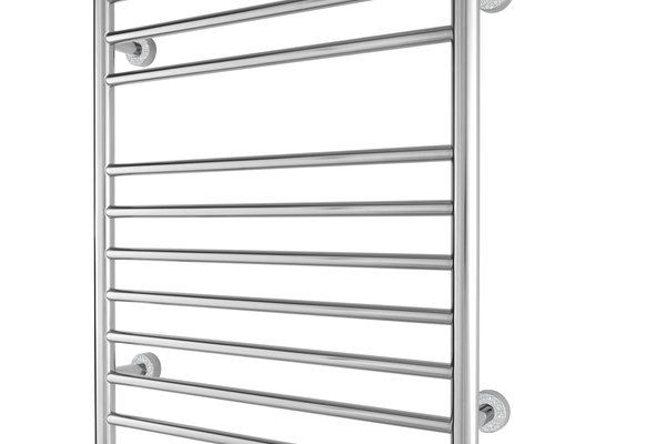 Infinity polished stainless steel towel warmer - wall mounted