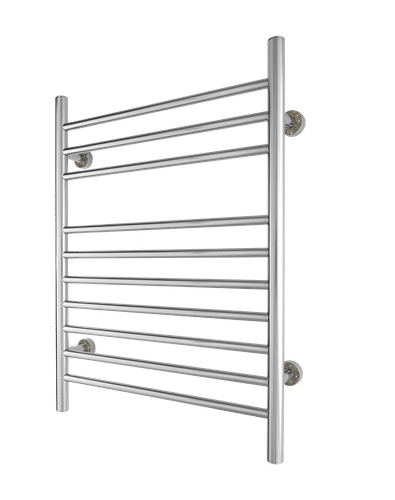 Infinity polished stainless steel towel warmer - wall mounted