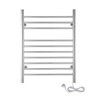 Infinity Towel Warmer (Europe), Polished, Dual Connection, 10 Bars TWE-F10PS-HP