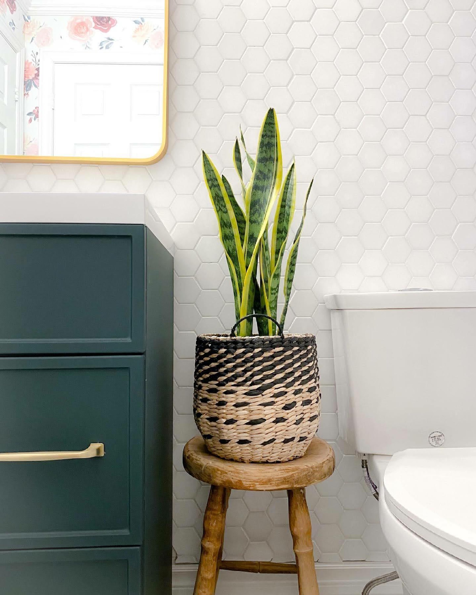 Instagram influencer bathroom project decor by hana sethi