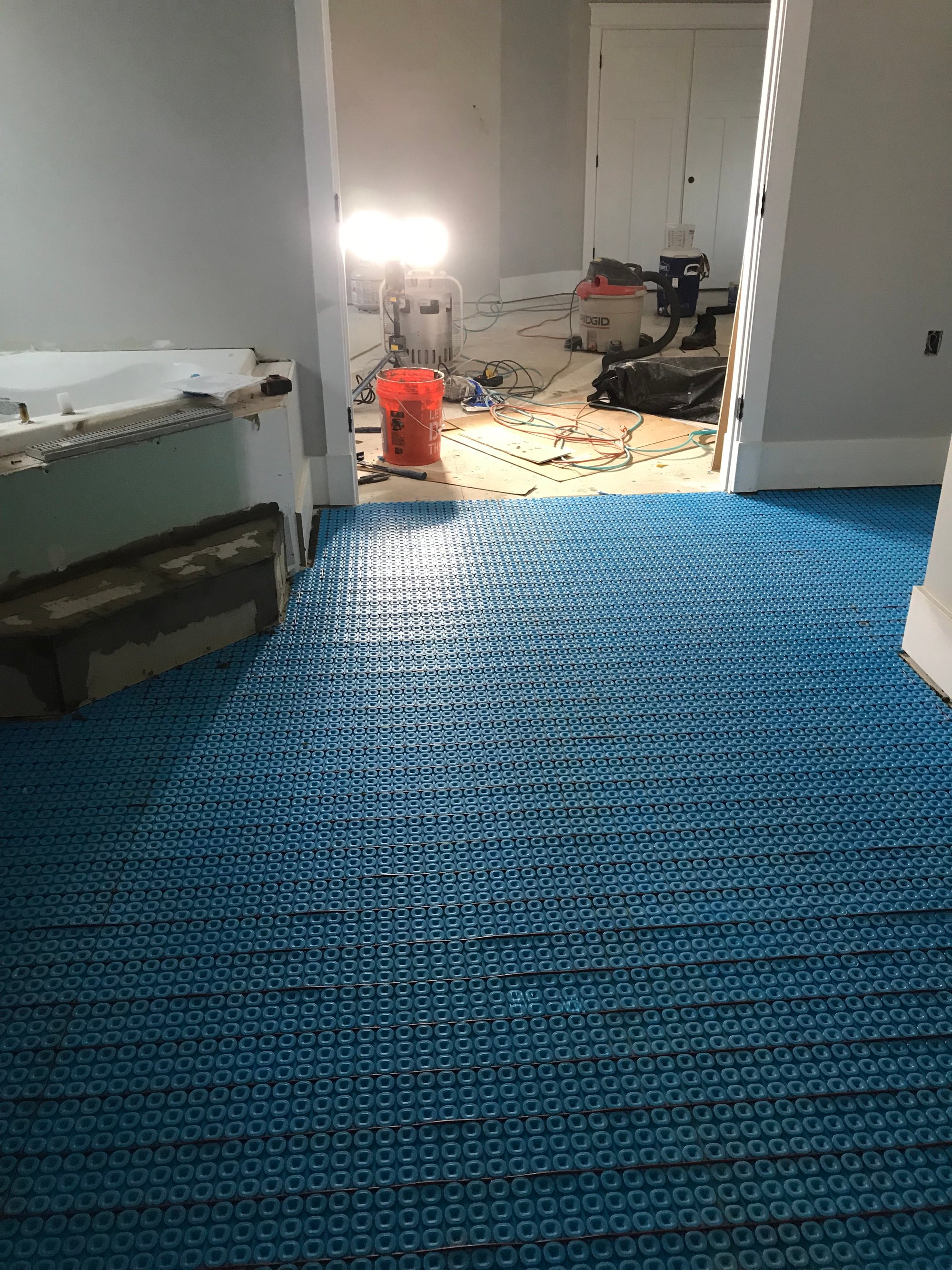 Install shot of prodeso with tempzone cable for a bathroom PERRY HALL, MD