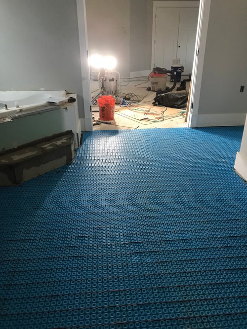 Install shot of prodeso with tempzone cable for a bathroom PERRY HALL, MD