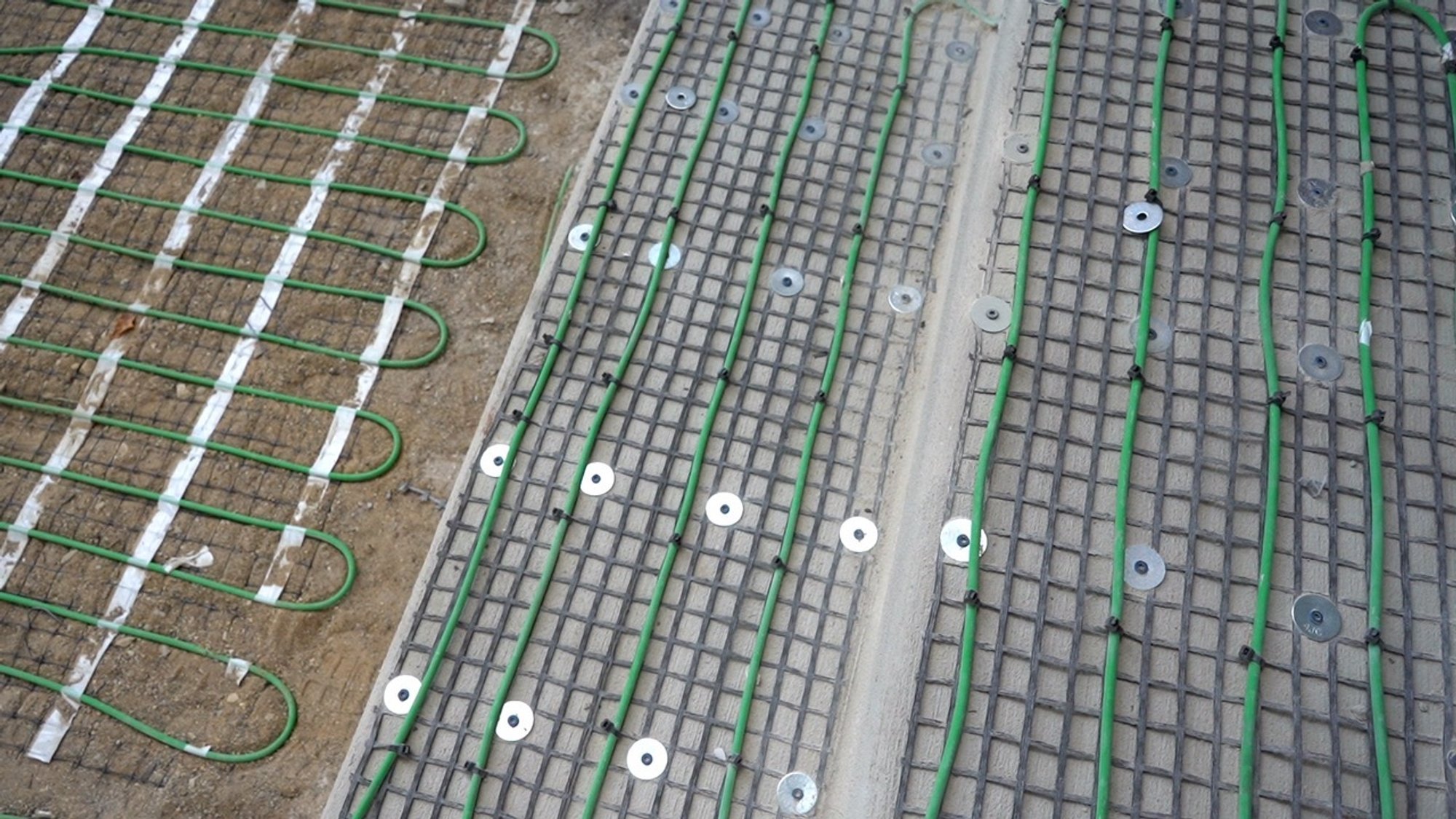 Installation of snow melt system under pavers II EVANSTON, IL