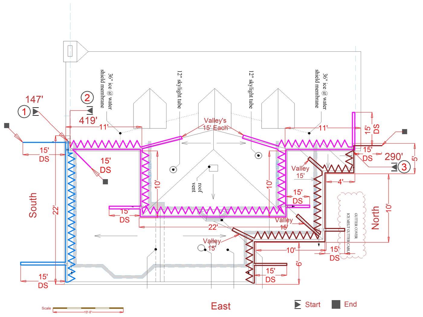 Roof And Gutter Floor Plan Roof and Gutter Large #1. with Roof & Gutter ...