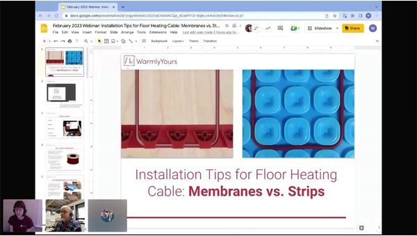 Installation Tips for Floor Heating Cable: Membranes vs. Strips