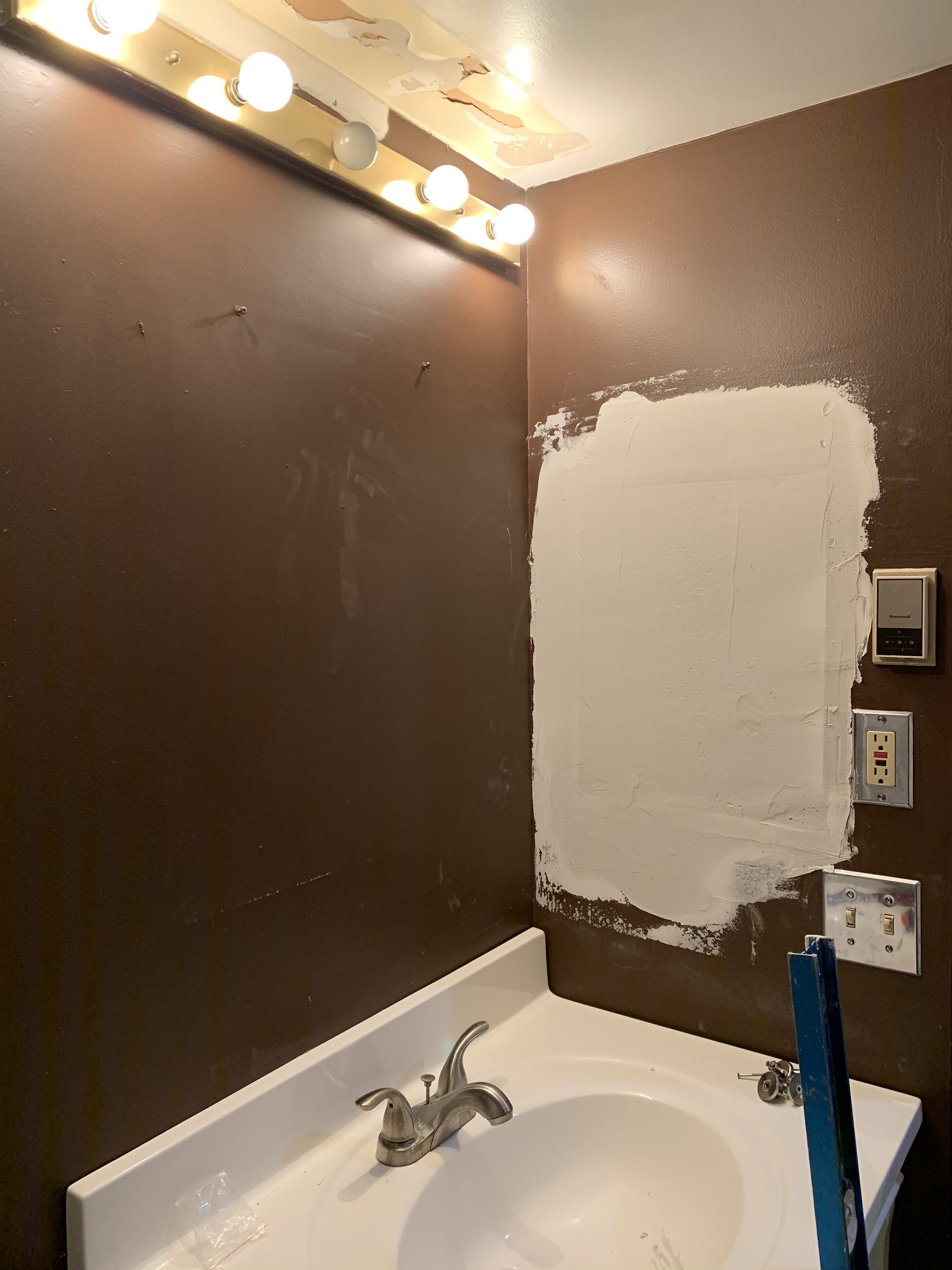Installing LED Mirror in Bathroom 2