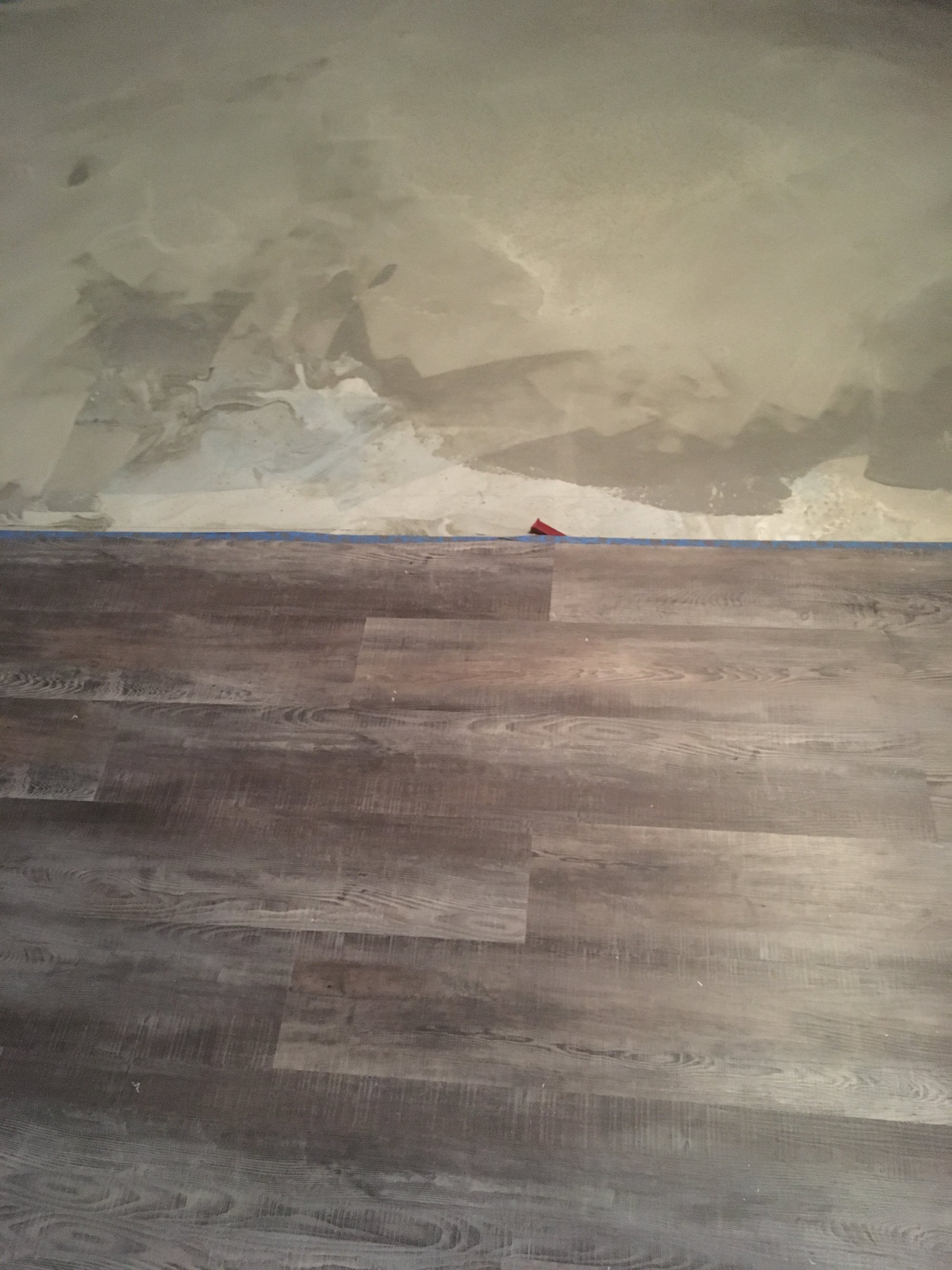 Installing Luxury Vinyl Tile for Heated Basement Playroom flooring layer WHITCHURCH-STOUFFVILLE, ON