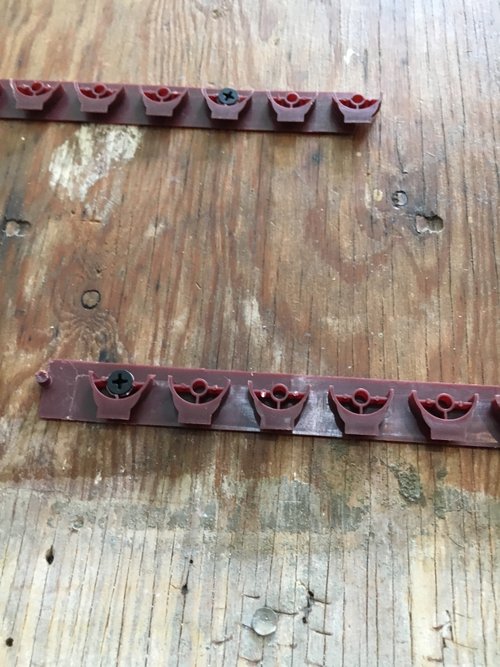 installing tempzone fixing strips for cable