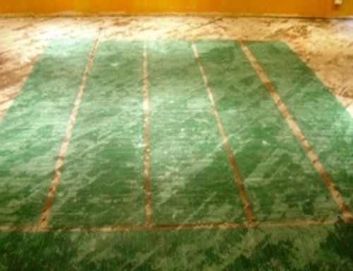 Installing tempzone flex roll with thinset