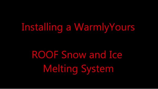 Installing WarmlyYours Roof and Gutter De-icing System on a Slate Roof with A Concord Carpenter