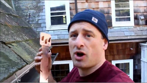 Installing WarmlyYours Roof and Gutter De-icing System on a Slate Roof with A Concord Carpenter