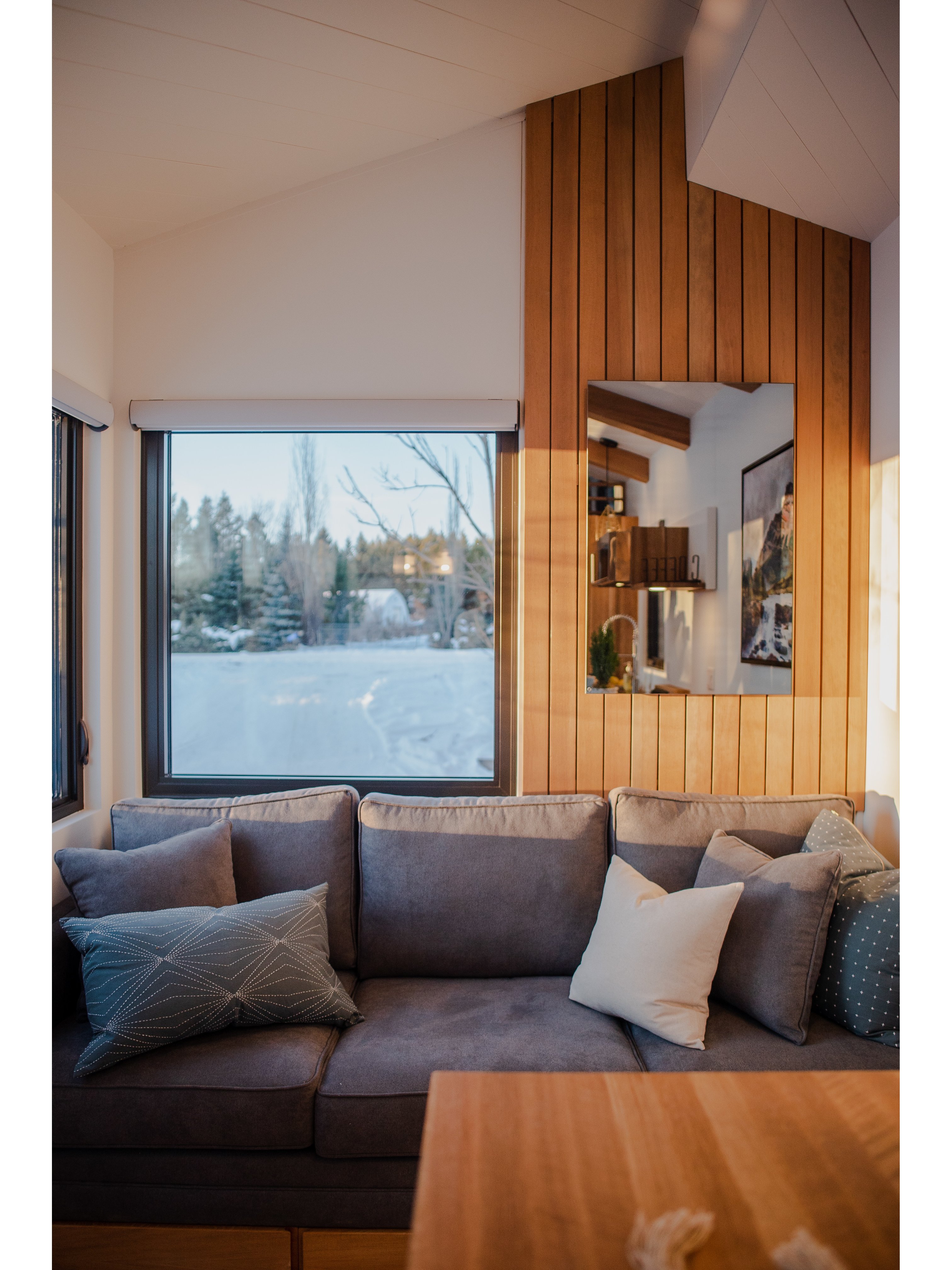 Interior of Fritz Tiny Home