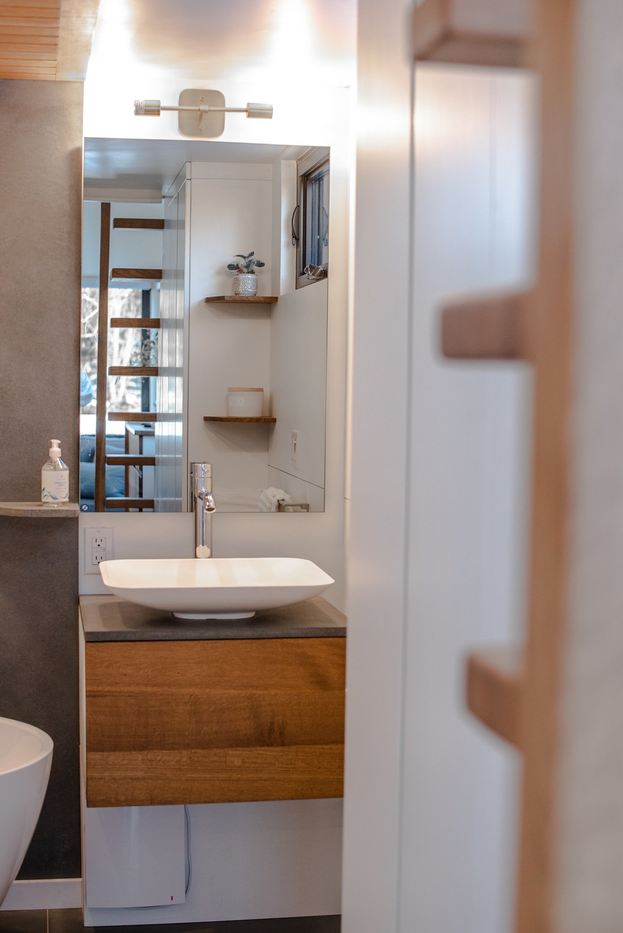 Defeating the Chill: An Alberta Master Bath Retreat with Infrared Heating Panels and Elegant Comfort