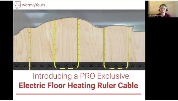 Introducing a PRO Exclusive: Electric Floor Heating Ruler Cable