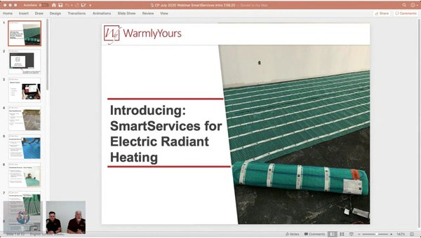 Introducing: SmartServices for Electric Radiant Heating
