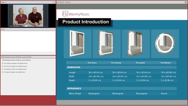 Introducing the Marquee Series of LED Mirrors