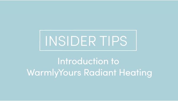 Introduction to Radiant Floor Heating