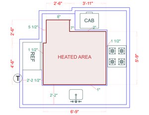 Installation Heated Area