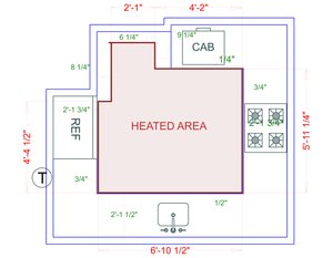 Installation Heated Area