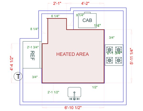 Installation Heated Area