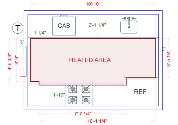 Installation Heated Area