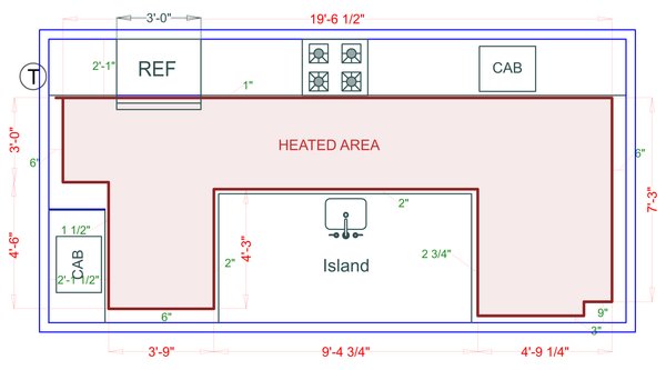 Installation Heated Area