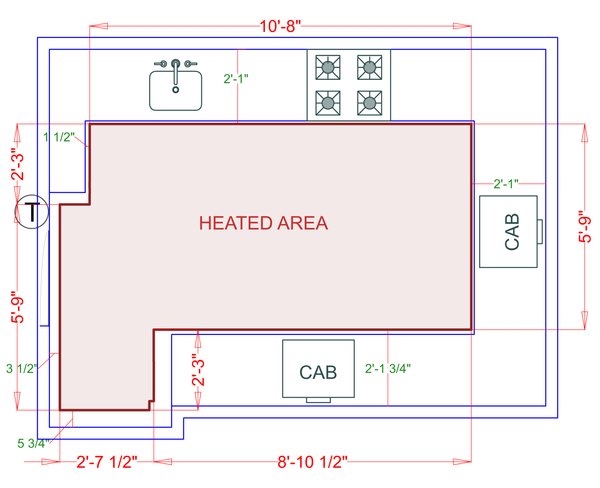 Installation Heated Area
