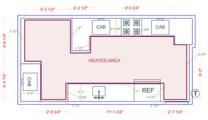 Installation Heated Area