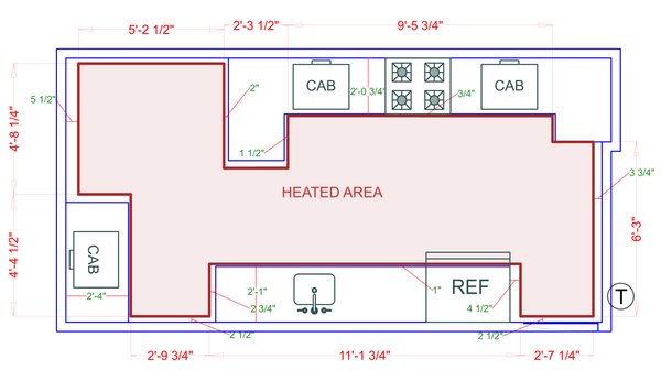 Installation Heated Area