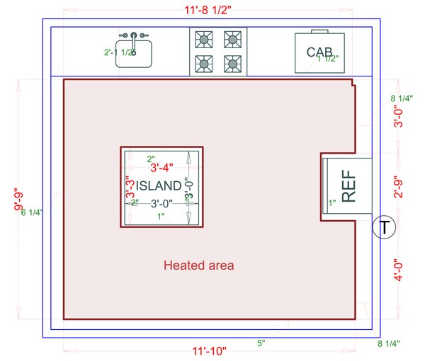 Installation Heated Area