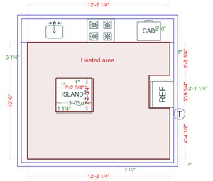Installation Heated Area