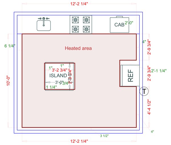 Installation Heated Area