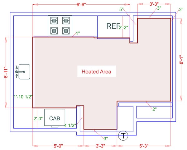 Installation Heated Area